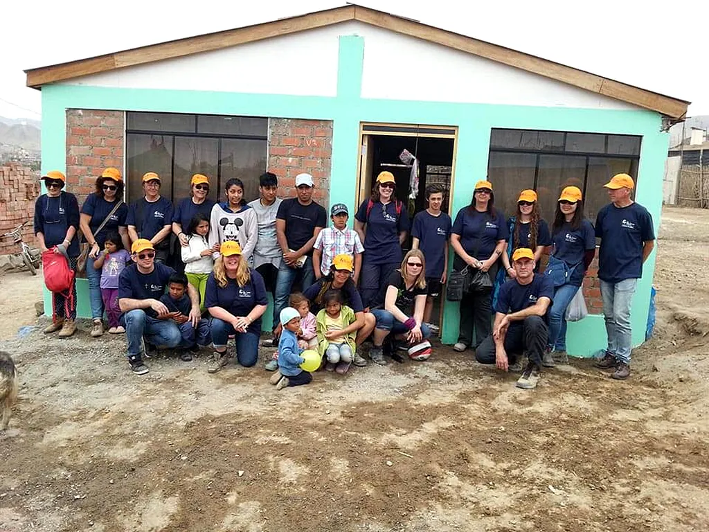 A new volunteerbuild home in Peru
