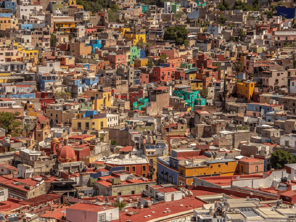 Airial View of Mexico City