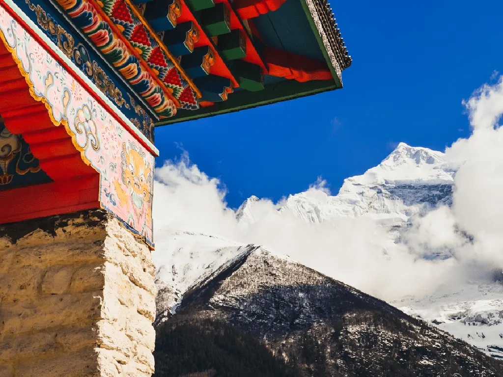Photo of the Himalayas in Nepal