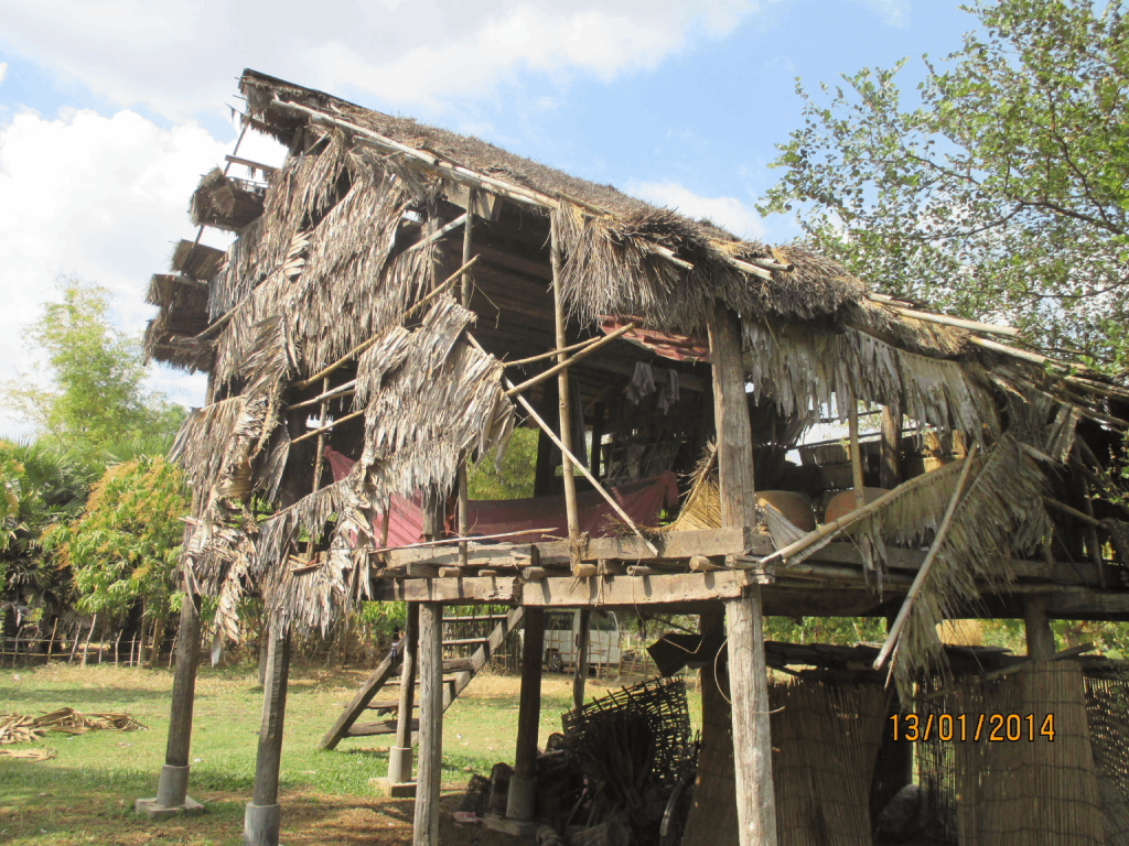 A derelict hut in Cambodia