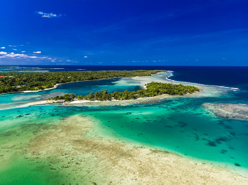 Panorama of the islands of Vanuatu